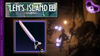 Testing the titanium sword in the corrupted chasm! - Lens Island Ep19