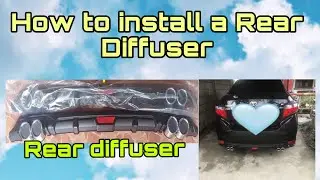 How to Install a Rear Diffuser (Super Easy) | DIY