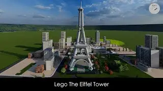Lego Architecture The Eiffel Tower 21019 done in Studio 2.0 | Speed Build