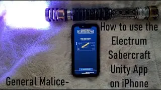 Electrum Sabercrafts Unity App How to Connect to Android + User Functions