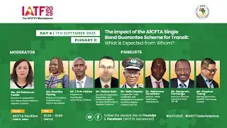 IATF Day 4 - Plenary 3 (Conversations on Customs Administration)