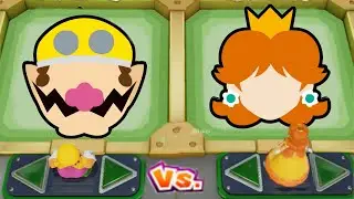 Super Mario Party - Team Daisy  vs Team Wario (Very Hard Difficulty)| Cartoons Mee
