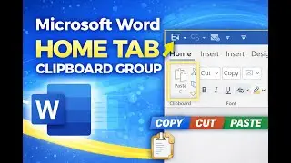 Clipboard Group in Microsoft Word Home Tab.