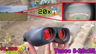 Binoculares Tasco 8-20&times;25 | Zoom real😱🔴