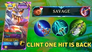 CLINT SAVAGE!! CLINT ONE HIT IS BACK BEST BUILD & EMBLEM 2026 - Mobile Legends