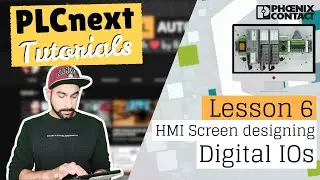 PLCnext Lesson 6 - Designing the HMI for Digital IOs