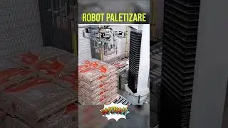 Robot paletizare automata #timelapse