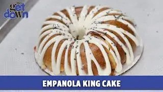 How Empanola Makes Their Guava Cream Cheese King Cake