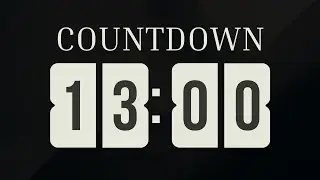 13-Minute Countdown Timer Without Music &ndash; Clear Visuals & Alarm | Timers Mistery