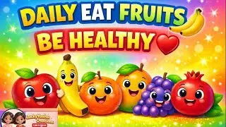 Daily Eat Fruits 🍎🍌 | Healthy Life & Good Habits for Kids and Family