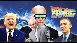 Presidents Go Back to the Future, AI Presidents Deepfake Meme