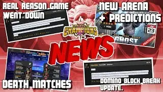 The Real Reason Why The Game Went Down, Death Matches, Domino Block Break Fix [MCN]