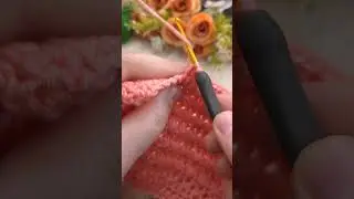 İncredible technique ⚡️💯 very easy crochet pattern #crochet #knitting #tunisian
