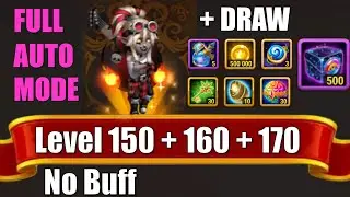 Hero Wars Music of Chaos Level 150, 160 AND 170 Best Team For AUTO MODE NO BUFF  | Augustus Event