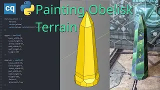 Painting 3d Printed Green Obelisk Terrain