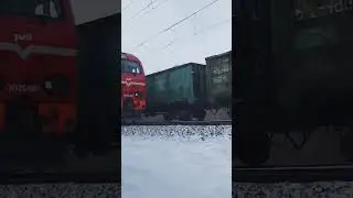 перезалив, эп2к-007 с поездом Пенза-Самара