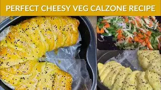 Easy Calzone Recipe - Perfect Homemade Cheesy Vegetable Calzones