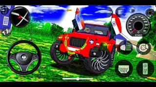 Modified Mahindra Thar😈Games:Indian Red  Thar (Gadi Wala Games) Car Game Android Game - #2026