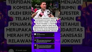 ko bisa bebes tidak dipenjara?Silfester Telah Divonis 1,5 Tahun Penjara