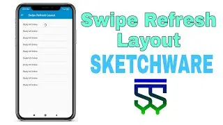 Swipe Refresh Layout Sketchware | Sketchware Swipe Refresh Layout Blocks