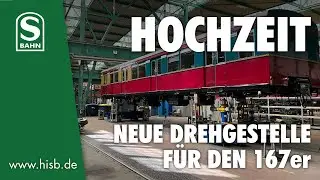 Historische S-Bahn Berlin: neue Drehgestelle für den 167er