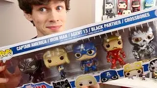Disney Store Exclusive Civil War Funko POP 5 pack (review & unboxing)