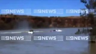 High-speed Murray River boat flip in SA caught on camera