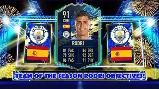 КАК БЫСТРО ВЫПОЛНИТЬ ЗАДАНИЯ РОДИ! - 91 рейтинг TOTS Родри - FIFA 21