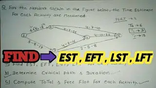 Mba 3rd Sem | Project Management Pyq 2023 | CPM & PERT | Total Float |Mba 2024 #pert #cpm