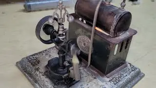 CLASSIC ERNST PLANK STEAM ENGINE FIRED UP