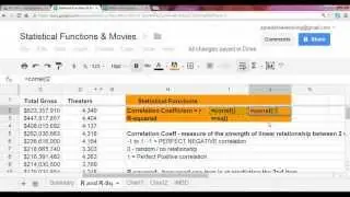 Correlation & R-squared