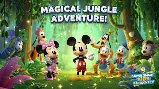 Mickey Mouse and Friends Magical Jungle Adventure 🌴✨ | 3D Cartoon for Kids