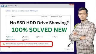 Hardisk tidak Tampil Saat Partisi || No SSD HDD Drive Showing