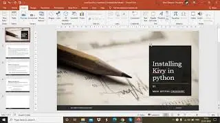 Installing Kivy in python