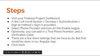 How to enable Phone Login in a Firebase App?