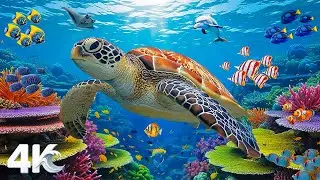 Relaxing Ocean Aquarium 4K &ndash; Colorful Coral Reefs & Peaceful Sea Animals