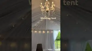 Draping tent for wedding