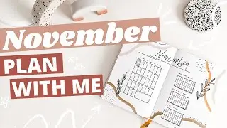 Bullet Journal NOVEMBER PLAN WITH ME 2021 | holiday planning & easy spreads