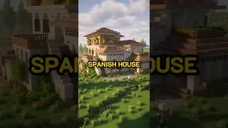 Spanish House #minecraft #minecraftshorts #games #minecraftbuild #gaming #timelapse