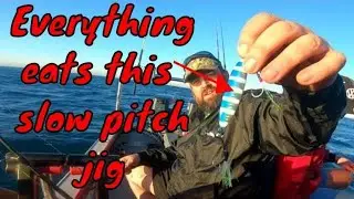 Slow pitch jigging