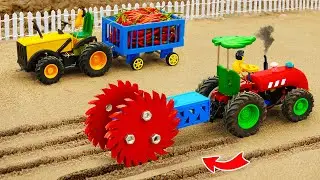 Top most DIY making mini Saw Blade Plowing Machine in Agriculture |@haiphongminitractors​