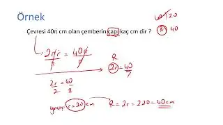 7.SINIF / Çemberde Uzunluk Konu Anlatımı