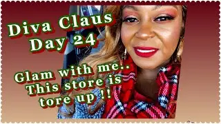 Diva Claus Day 24 ..Glam and Come to work with me