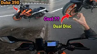 Double Disc on Duke 390 fully modified | ₹60000 worth modification?? 😱