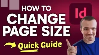 How to CHANGE Page Size in Adobe InDesign (Step by Step) 2025