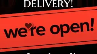 Takeout and delivery!