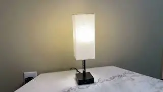 Aooshine Bedside Table Lamp With USB C Port Unboxing and Review