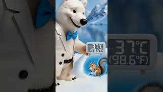 Как эта белка избежала смерти ❄️