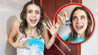 COLOQUEI CORANTE AZUL NO SHAMPOO DA NICOLLY!