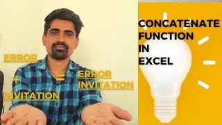 HOW TO USE CONCATENATE FUNCTION FOR CREATE SQL QUERY IN EXCEL ?